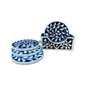 แผ่นรองแก้วฝังกระดูกทำมือ ตกแต่งโต๊ะอาหารอย่างหรูหรา Tradebyd - Product Image 5