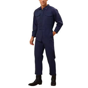 Trajes de Trabajo Resistentes al Fuego FR, Overoles de Algodón para Hombre, Ropa de Trabajo Reflectante para Mecánicos, Uniforme Dangri - Product Image 6