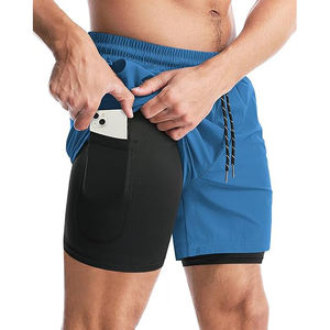 กางเกงขาสั้นออกกำลังกายสำหรับผู้หญิง มีกระเป๋า ใส่โทรศัพท์ได้ เอวสูง กันเห็นขาขณะสควอท เหมาะสำหรับโยคะ ฟิตเนส และกิจกรรมกีฬา - Product Image 5