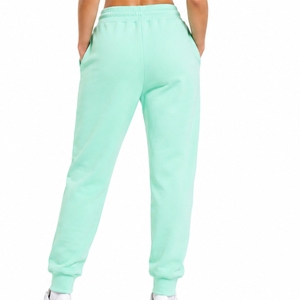 <b>Women</b> Fleece Sweatpants High Waist Drawstring Relaxed Fit Casual <b>Joggers</b> With Pockets Letter Print Right Leg Autumn Wear - Product Image 2