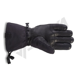 Gants d'hiver en cuir pour le ski, imperméables, thermiques, pour homme et femme, noirs, avec écran tactile, personnalisés - Product Image 3