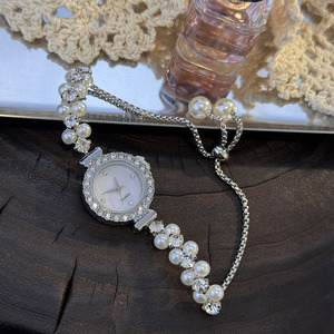 Oferta Especial 2026 Nuevo Reloj de Pulsera de Cuarzo Unisex con Esfera de Cristal de Aleación, Mini Reloj de Perlas con Pantalla de Agujas, Resistente al Agua, Venta al por Mayor de Fábrica - Product Image 2