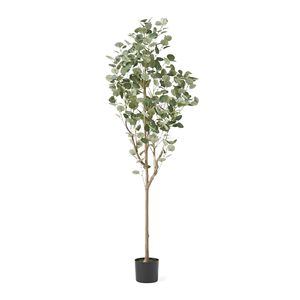 Albero di Eucalipto Artificiale da 71 Pollici per Arredamento Domestico, Elegante e Resistente per Uso Interno - Product Image 2
