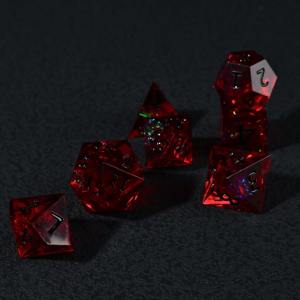 Approvisionnement mondial en dés en résine en vrac, dés polyédriques en résine pour jeux de table professionnels DND RPG, équipement de jeu en gros - Product Image 3