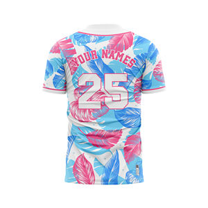 Jersey de baseball à motif Miami vintage entièrement personnalisable Style pull pour les événements d'équipes actives Aucun bouton requis - Product Image 6