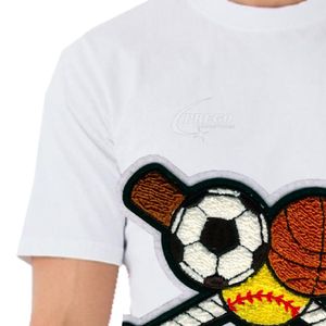 Camiseta de Algodón Suave para Hombre, Talla Grande, de Alta Calidad, al por Mayor, con Lavado Ácido y Bordado - Product Image 2