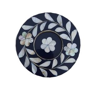 <b>Square</b> Wood Bone Inlay Coaster Hand Polished For Home Office Hotels Premium Handcrafted Coaster For Modern Tableware Decor - Product Image 6