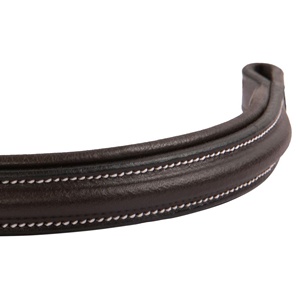 Trendy Square levantada sobrancelha acolchoada banda Veg couro bronzeado alta qualidade desempenho Bridle Crafted cavalo equipamentos contraste ponto - Product Image 5