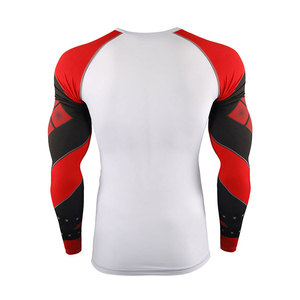 เสื้อคอมเพรสชั่นแขนยาวผู้ชายรุ่นใหม่ คุณภาพสูง ผลิตจากไนลอนและสแปนเด็กซ์ เหมาะสำหรับออกกำลังกายและฟิตเนส ระบายอากาศได้ดี ยืดหยุ่นได้ - Product Image 3