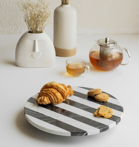 Bandeja Giratoria Decorativa de Mármol para el Hogar, Bandeja Giratoria de Mármol de Alta Calidad para Bodas - Product Image 4