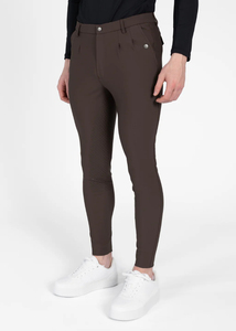 Pantalones de montar para hombre, corte ajustado, tela elástica transpirable, duraderos para entrenamiento y espectáculos. - Product Image 5