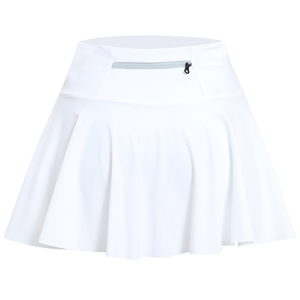 Mini-jupe plissée blanche à taille basse, 100% coton respirant, décontractée, été, pour femmes - Product Image 6