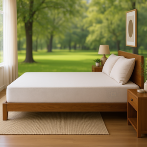 Waterproof Terry Fitted <b>Bed</b> Protector 75x72x13 Inch Plain Style for Hotels - Product Image 3