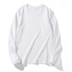 Camiseta de Manga Larga para Hombre, Estilo Urbano, Cuello Redondo, Algodón, Informal, Transpirable, para Uso Diario - Product Image 5
