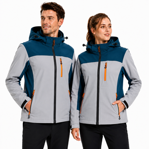 Chaqueta Softshell Ligera con Logotipo Estampado para Primavera 2026, Unisex, para Exteriores, de Forro Polar, 300G, Ropa Deportiva Abrigada para Hombre y Mujer - Product Image 4