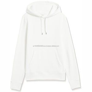 Sudadera con Capucha para Hombre, Estilo Urbano, Tejido French Terry de Algodón de 500 Gsm, Cierre Completo, Talla Grande - Product Image 1