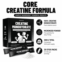 Fournisseur OEM de créatine monohydrate en poudre pour l'entraînement des adultes, en portions individuelles portables, micronisée, nutrition sportive