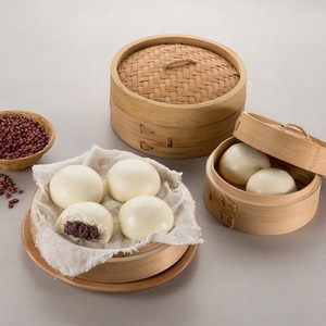 ขนมปังนึ่งอันฮง ไส้ถั่วแดงแบบเกาหลี ขนมแช่แข็ง รสหวานและเค็ม ของว่าง - Product Image 2