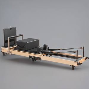 Máquina semicomercial hogar madera de arce <span class=keywords><strong>cama</strong></span> de <span class=keywords><strong>cama</strong></span> <span class=keywords><strong>plegable</strong></span> portátil reformador de Pilates <span class=keywords><strong>plegable</strong></span> - Product Image 6