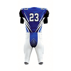 Nouvelle Arrivée - Ensembles d'uniformes de football américain pour hommes, personnalisables, vente en gros, manches courtes, respirants, grandes tailles pour équipe, MOQ 10 ensembles - Product Image 3