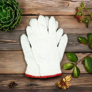 Directement exportés du Vietnam 12 paires de gants de sécurité en coton polyester durables et flexibles Polybagged Prix compétitif - Product Image 1