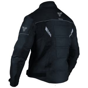 Hombres CE Aprobado Textil Moto Chaqueta Impermeable Transpirable con Detalles Reflectantes - Product Image 3