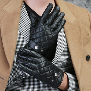 Guantes de Cuero con Diseño Acolchado, Color Marrón, Unisex, para Actividades al Aire Libre, Térmicos, Aislantes, Tácticos, de Protección - Product Image 3