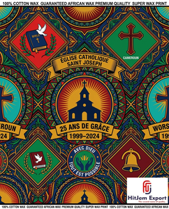 Premium African Wax Print Fabric Manufacturer for Church Anniversary Celebration Event Uniform Textile Supplier - Product Image 6