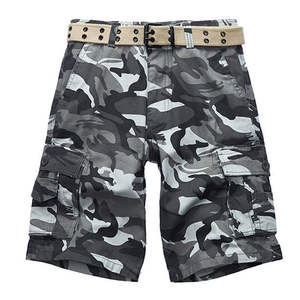 DISCOVER-IMPEX 2026 Shorts cargo camouflage pour hommes, vente en gros, multi-poches, tactiques, décontractés, en coton, pour l'extérieur - Product Image 2