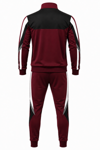 Chándal Deportivo para Hombre con Bloques de Color, Sudadera con Cremallera Completa y Cuello Alto, Bolsillos Laterales, Poliéster y Algodón, Colección Otoño 2026 - Product Image 2