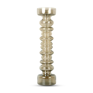 Elegant Aega <b>Candlestick</b> Glass Holder for Tabletop Centerpiece and Home Decor Enhancement - Product Image 4