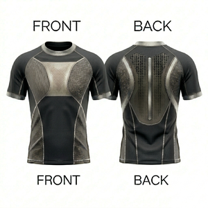Maillot de compression BJJ Rash Guard pour le MMA, vêtements de combat à manches longues, tenue de sport pour la gym, séchage rapide, respirant, fournisseur OEM - Product Image 6
