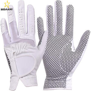 Guantes de Golf de Piel Sintética Antideslizantes de Poliuretano para Mujer, Un Par - Lisos para Ambas Manos - Product Image 1