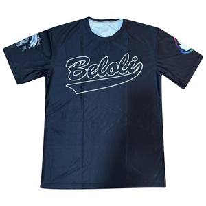 Camiseta de Softbol para Hombre, Talla Grande, Transpirable, Sublimada, con Logotipo Personalizado, Antibacteriana, de Secado Rápido - Product Image 3
