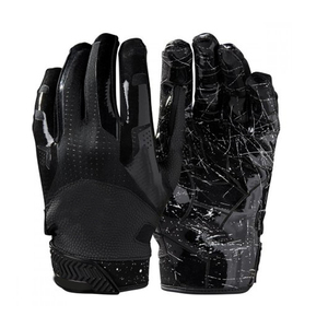 Custom American Football <b>Gloves</b> Football Receiver <b>Gloves</b> American Football <b>Gloves</b> With <b>Latex</b> Grip - Product Image 2
