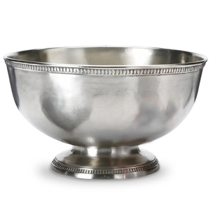 Seau à vin isotherme en acier inoxydable argenté de qualité supérieure, finition alvéolée élégante, bol à punch sur piédestal, refroidisseur de boissons pour service de fête - Product Image 6