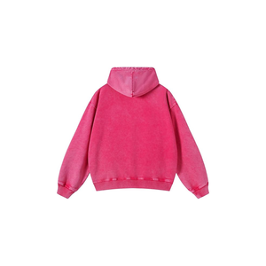 Sweat à capuche rose délavé personnalisé - Product Image 4
