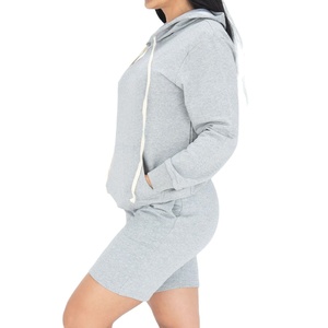 Women's Hoodies & Sweatshirts High Quality Wholesale Women Private Custom Gym Fitness Oversize Pullover Hoodies Sweatshirts - Product Image 4