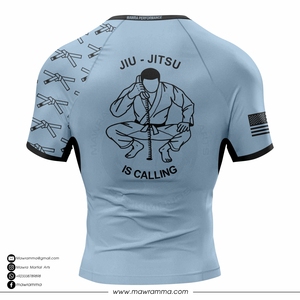 Wholesale OEM Custom Logo Short Sleeve Rashguards Unisex Premium Fabric Jiu Jitsu MMA Training <b>Gym</b> Workout <b>Compression</b> <b>Shirt</b> Top - Product Image 1