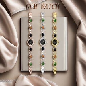 Montre-bracelet de luxe pour femmes, avec logo personnalisé Z555, sertie de diamants, bijoux de luxe pour femmes. - Product Image 6