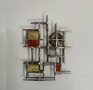 Sculpture murale de luxe avec cadre métallique, art naturel, décoration murale pour la maison, décoration murale pour le salon - Product Image 2