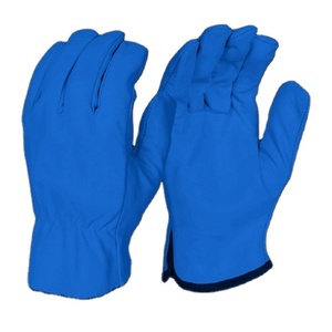 Heavy-Duty Reflective Safety <b>Gloves</b> for Garden Driving Heat Spark Resistant Personal Protective Sheep Grain Leather - Product Image 6