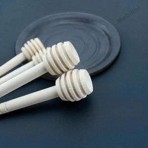 Cuchara y Palito para Miel de Madera Duradera, Más Vendidos, con Acabado Pulido Espejo y Baño de Oro Rosa para Té, Café y Desayuno - Product Image 2