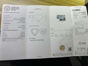 Diamantes Sueltos con Certificación IGI, Claridad VVS, 1.01ct-1-3ct, Forma de Corazón, Diamantes Rosados Cultivados en Laboratorio CVD, Joyería - Product Image 3