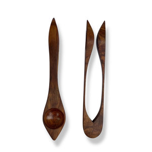 Cucharas Musicales Tradicionales de Madera Hechas a Mano, Instrumento de Ritmo para Práctica de Danza, Aprendizaje Musical y Espectáculos - Product Image 6