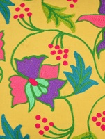 Housse de coussin en coton brodée à la main, couverture de luxe, écologique, jaune, pour salon d'hôtel, pour canapé ou lit, décorative, livraison gratuite