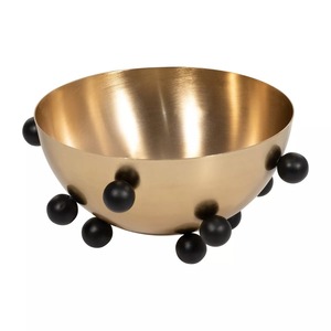 Timeless Form Handmade High Quality Aluminum Tabletop <b>Vase</b> <b>Gold</b> Finish Modern Design Decorative Bowl for Housewarming Wedding - Product Image 6