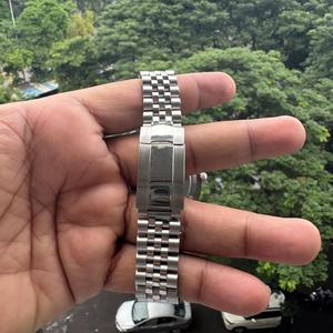 Montre-bracelet mécanique de luxe pour homme en acier inoxydable, moderne, sportive, pour le quotidien et les affaires, décontractée, avec aiguilles de 20 mm et verre saphir - Product Image 4