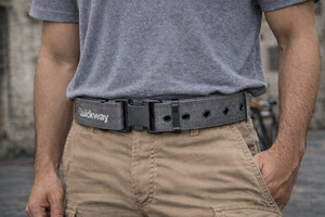 Adjustable Nylon Canvas <b>Belt</b> for Men with Quick Release Buckle Durable Outdoor <b>Work</b> <b>Belt</b> - Product Image 2