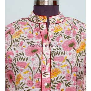 ชุดเดรสลำลองสำหรับสาวออฟฟิศ ผ้าฝ้าย 100% แขนสั้น คอทรงโอ พิมพ์ลายดอกไม้ สไตล์วินเทจ โรแมนติก ทรงเข้ารูป กระโปรงบาน เป็นมิตรกับสิ่งแวดล้อม - Product Image 3